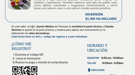 TALLER BASICO DE PARAFINAS Sábado 17 de Mayo 2025