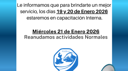 AVISO SUCURSAL PUEBLA